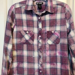 Hot Topic Button Down Flannel